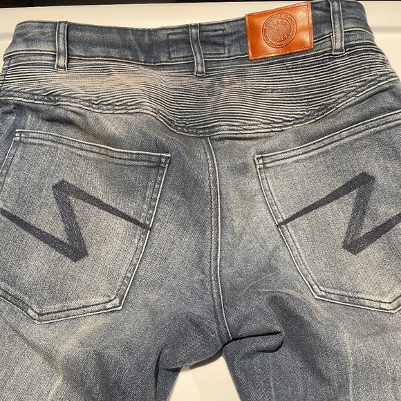 Panda Moto Karl Desert Slim Fit Cordura Motorcycle Jeans W31-L34 - Picture 1 of 5
